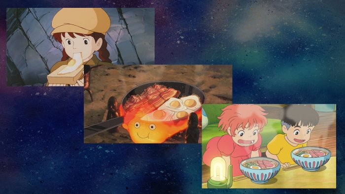 Hayao Miyazaki's Egg Trilogy (Castle in the Sky, Howl's Moving Castle, Ponyo)