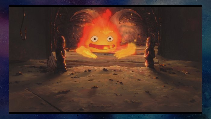 Calcifer in Howl's Moving Castle