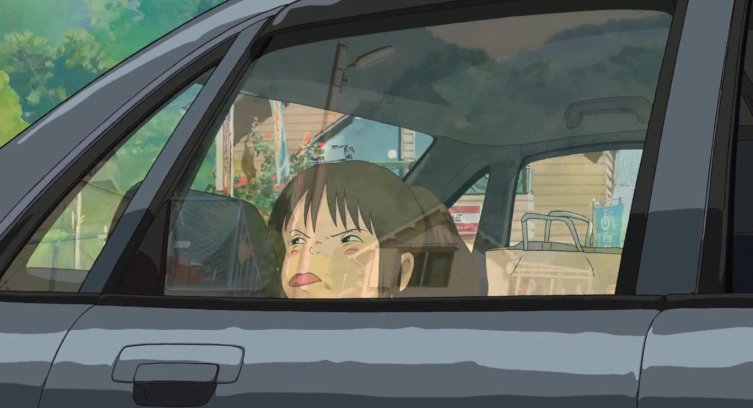Chihiro hating the new town in Spirited Away