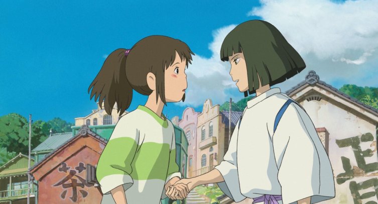 Chihiro is told by Haku not to look back in Spirited Away